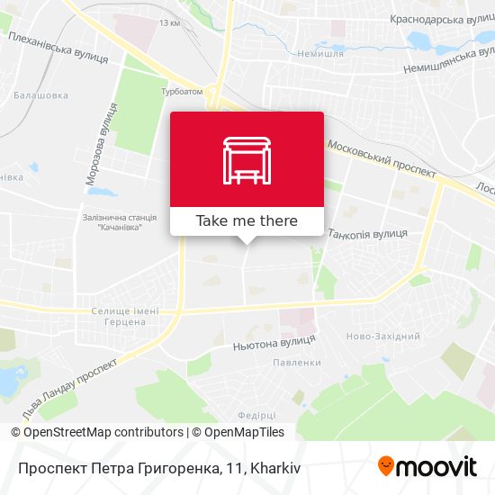 Проспект Петра Григоренка, 11 map