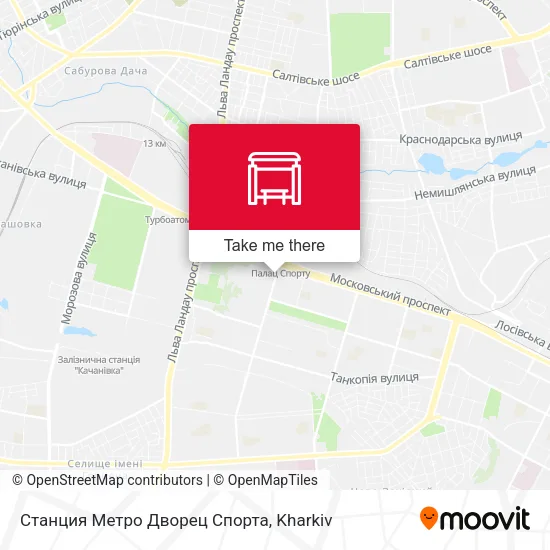 Карта Станция Метро Дворец Спорта