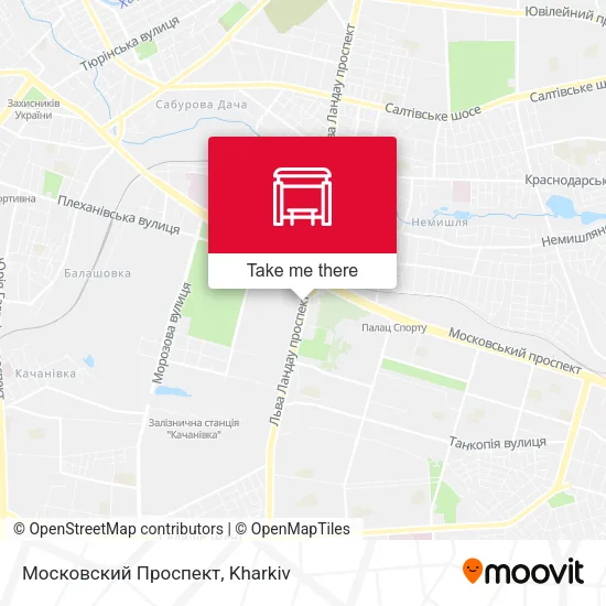Карта Московский Проспект