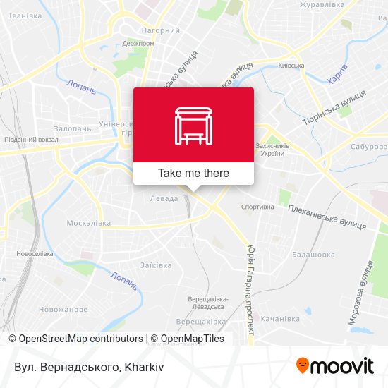 Вул. Вернадського map