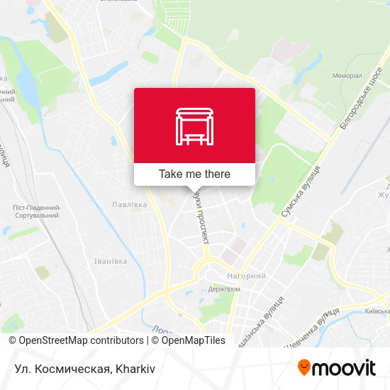 Карта Ул. Космическая