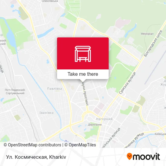 Карта Ул. Космическая