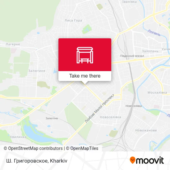 Карта Ш. Григоровское
