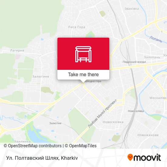 Карта Ул. Полтавский Шлях