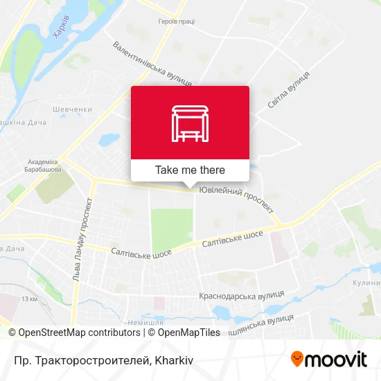 Карта Пр. Тракторостроителей