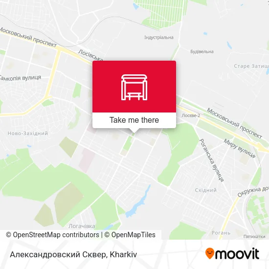 Карта Александровский Сквер