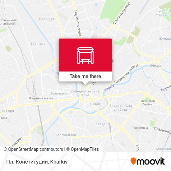 Карта Пл. Конституции