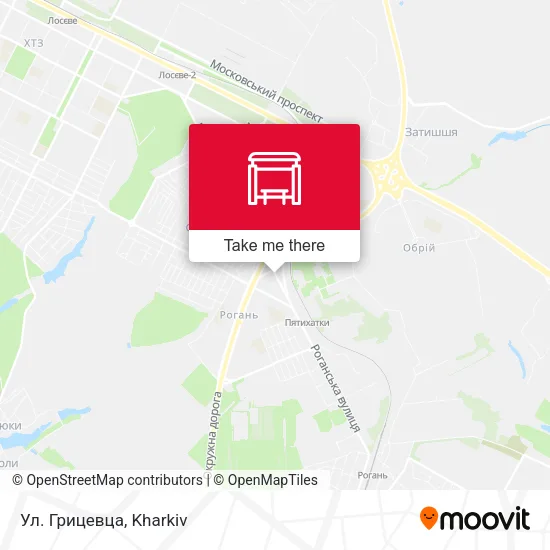 Карта Ул. Грицевца