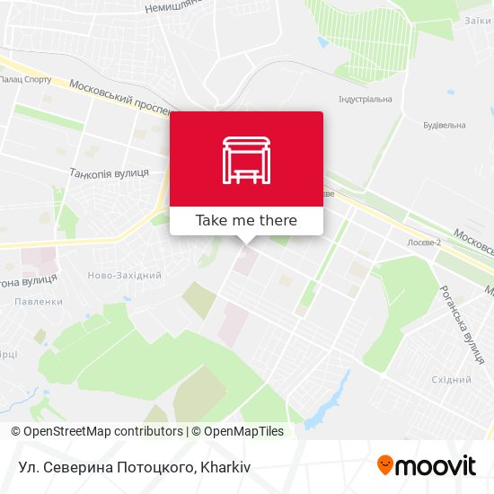 Ул. Северина Потоцкого map