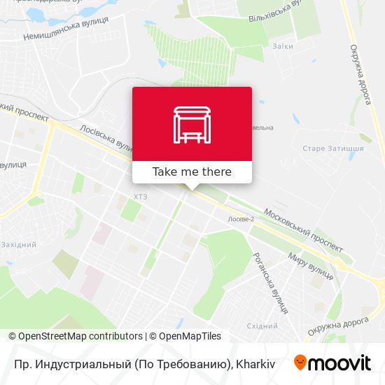 Пр. Индустриальный (По Требованию) map