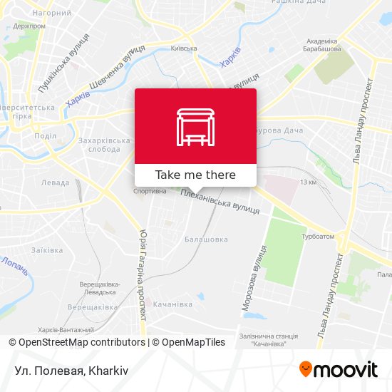 Ул. Полевая map