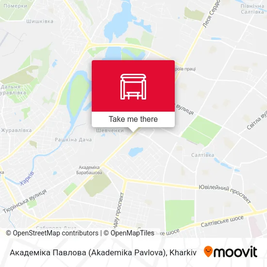 Карта Академіка Павлова (Akademika Pavlova)