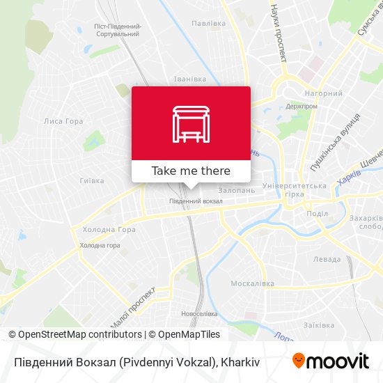 Південний Вокзал (Pivdennyi Vokzal) map