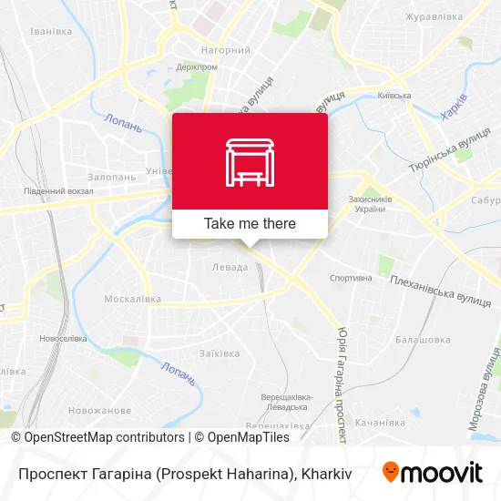 Карта Проспект Гагаріна (Prospekt Haharina)