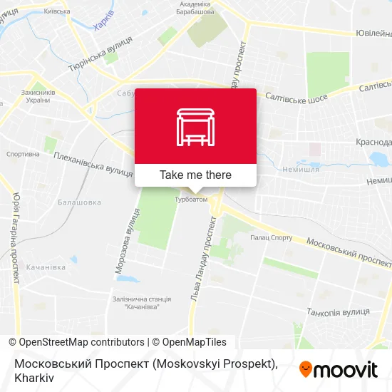 Карта Московський Проспект (Moskovskyi Prospekt)