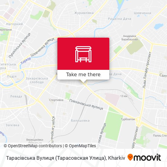 Тарасівська Вулиця (Тарасовская Улица) map