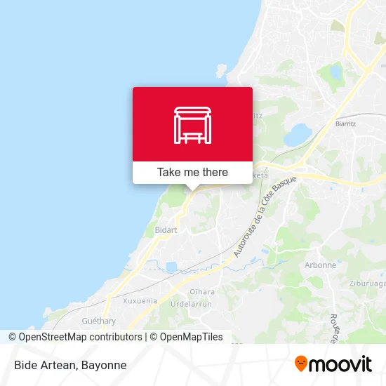 Bide Artean map