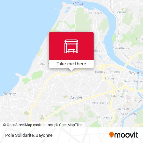 Pôle Solidarité map