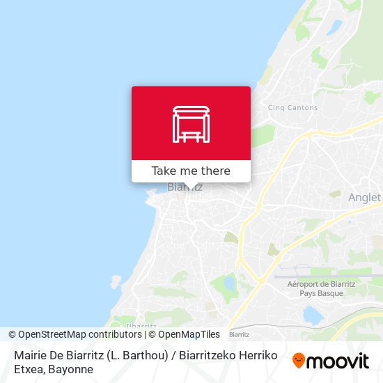 Mairie De Biarritz (L. Barthou) / Biarritzeko Herriko Etxea map