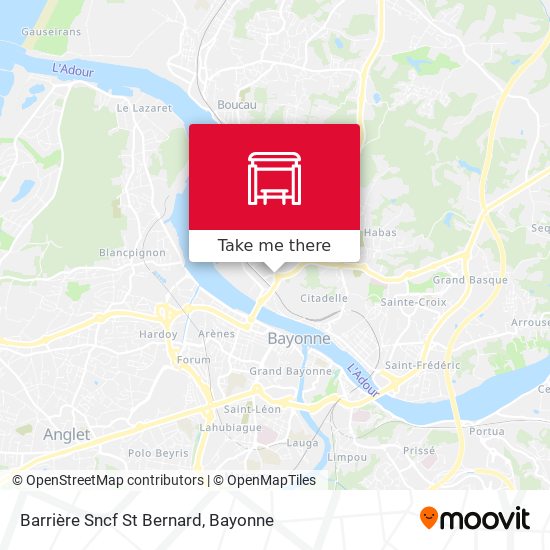 Barrière Sncf St Bernard map