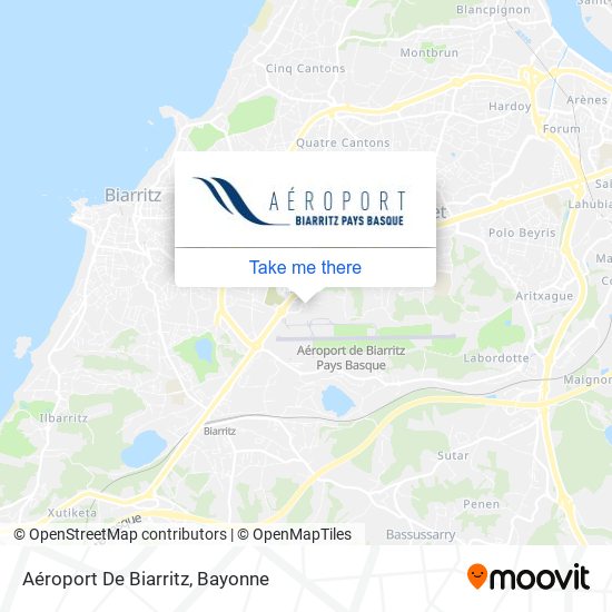 Aéroport De Biarritz map