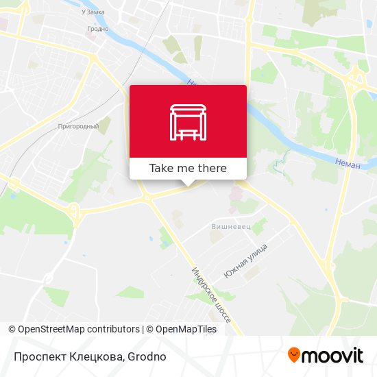Проспект Клецкова map