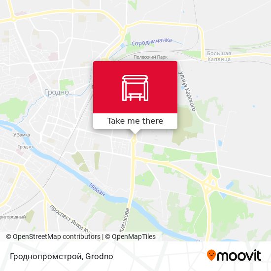 Гроднопромстрой map