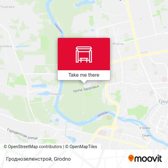 Гроднозеленстрой map