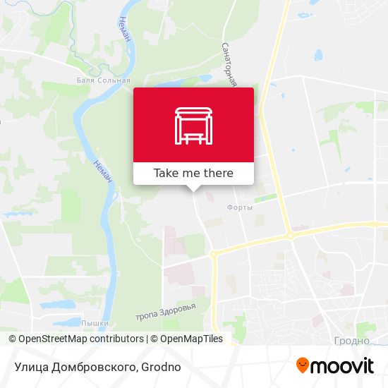 Улица Домбровского map