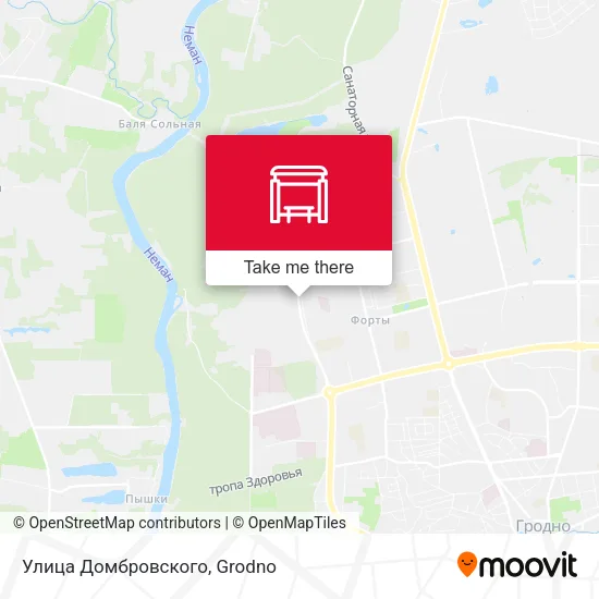 Улица Домбровского map
