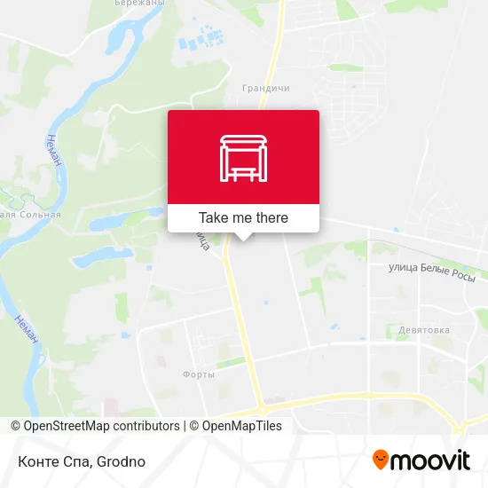 Конте Спа map