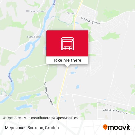 Меречская Застава map