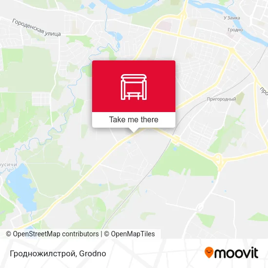 Гродножилстрой map