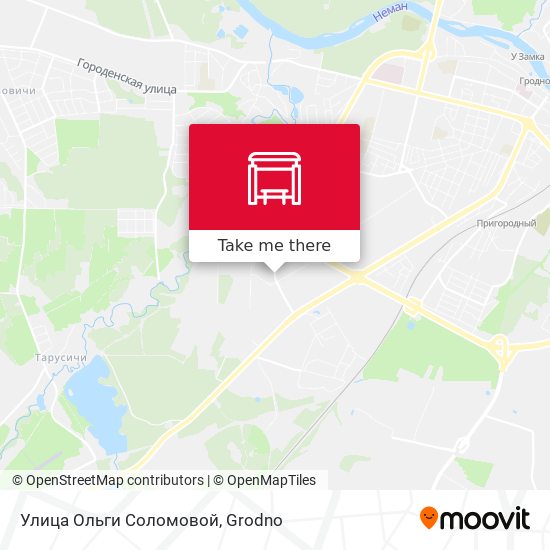 Улица Ольги Соломовой map