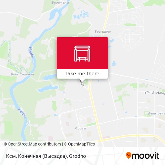 Ксм, Конечная (Высадка) map