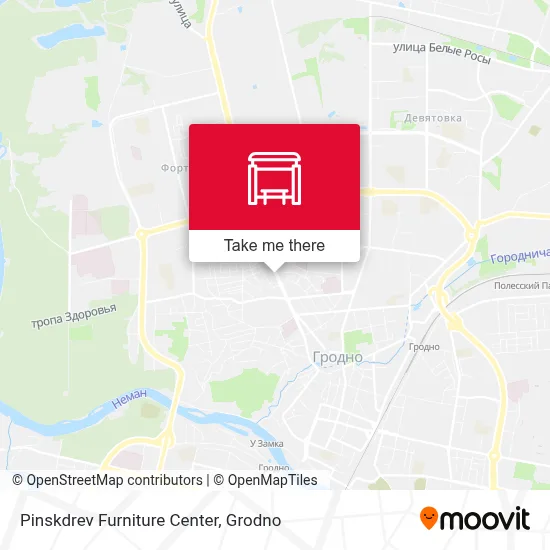 Pinskdrev Furniture Center map