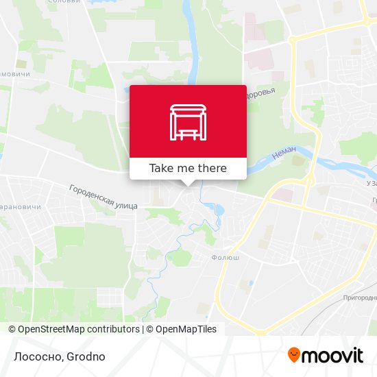 Лососно map