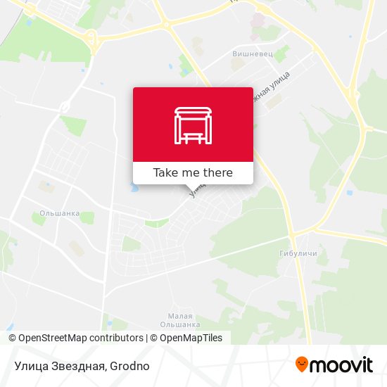 Улица Звездная map
