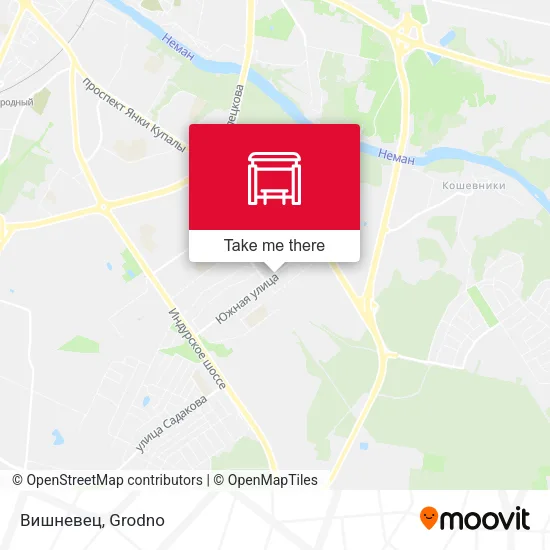 Вишневец map