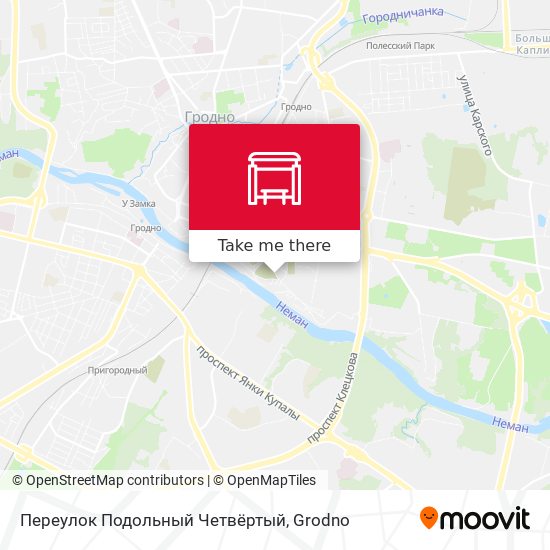 Переулок Подольный Четвёртый map