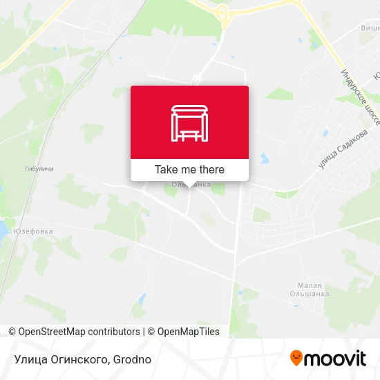 Улица Огинского map