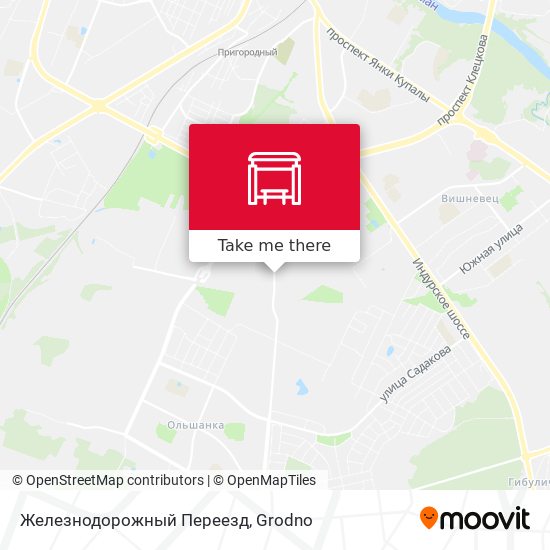 Железнодорожный Переезд map
