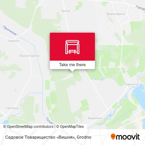 Садовое Товарищество «Вишня» map