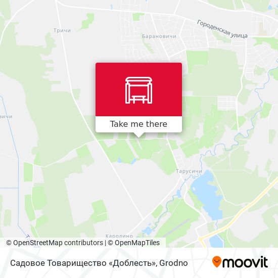 Садовое Товарищество «Доблесть» map