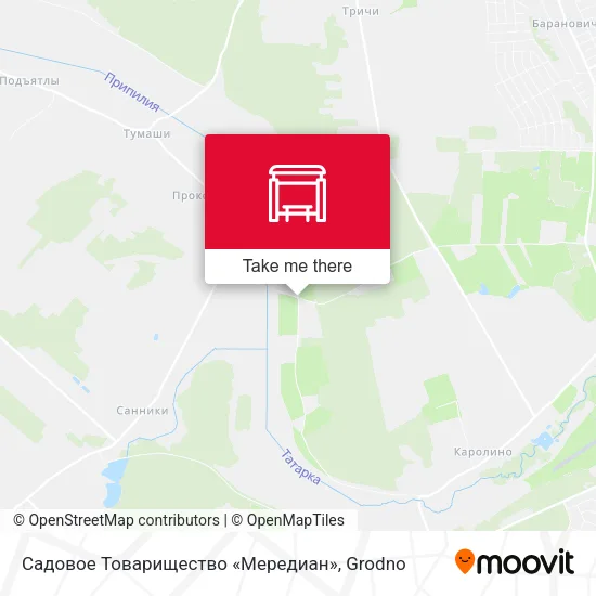 Садовое Товарищество «Мередиан» map