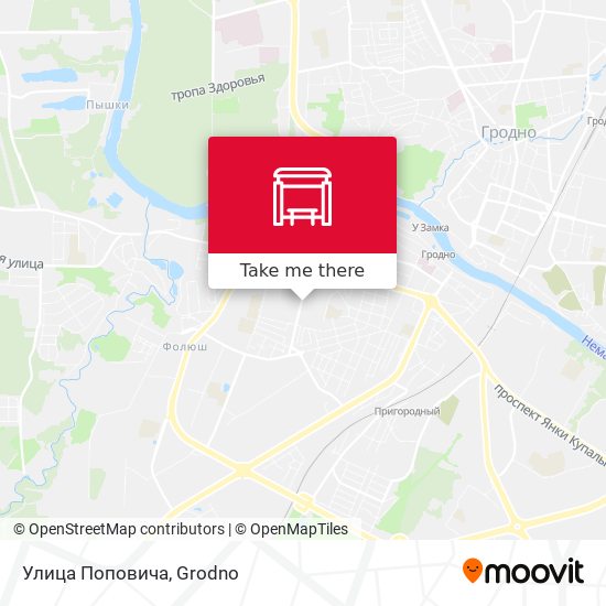 Улица Поповича map