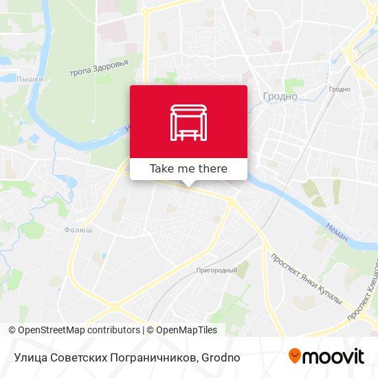 Улица Советских Пограничников map