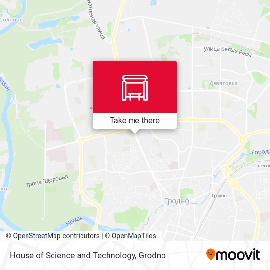 House of Science and Technology map