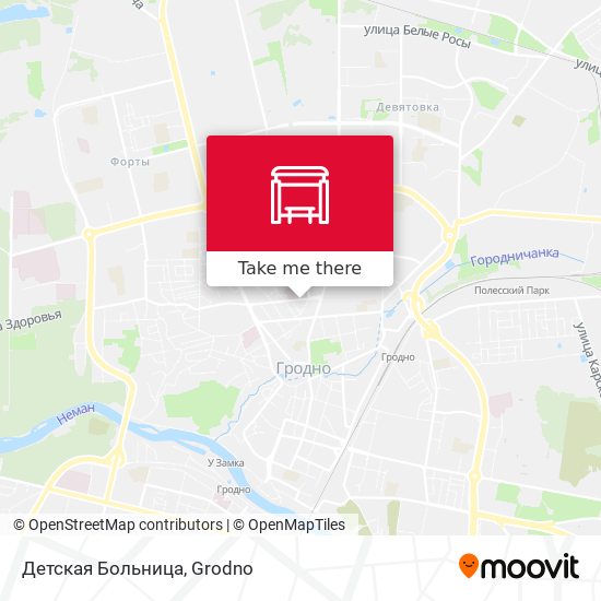 Детская Больница map