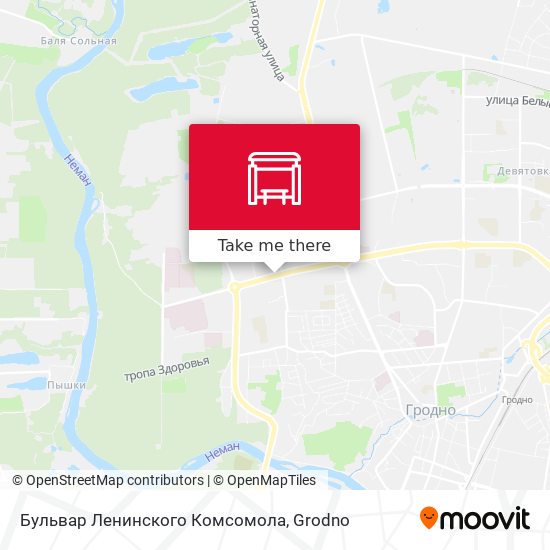 Бульвар Ленинского Комсомола map